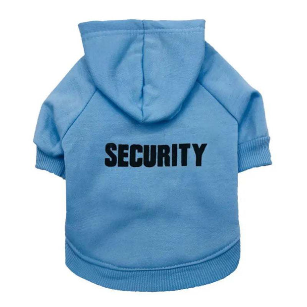 Security Cat Clothes Pet Cat Coats Jacket Hoodies for Cats Outfit Warm Pet Clothing Rabbit Animals Pet Costume for Small Dogs