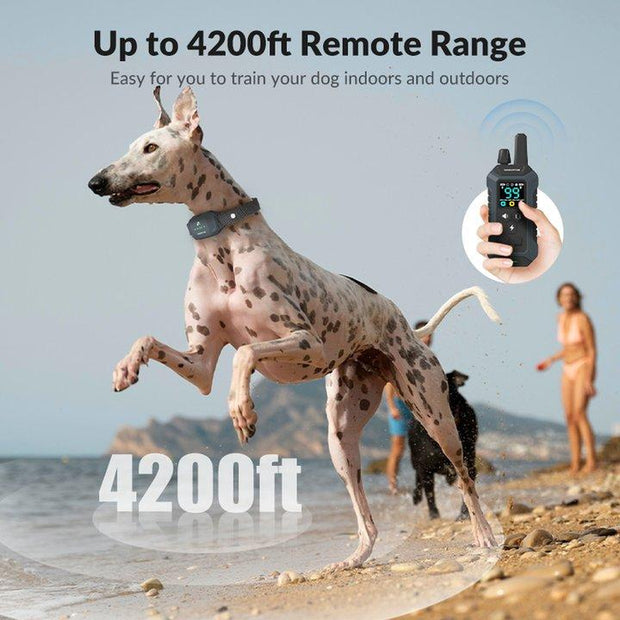 ORIENTFIRE 4200FT Remote Dog Training Collar - 3 Training Modes, Rechargeable E-Collar for All Dog Sizes
