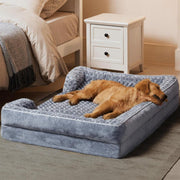 Luxury Orthopedic Dog Bed for Large Breeds - Washable, Waterproof, Non-Skid Couch Sofa for Ultimate Pet Comfort