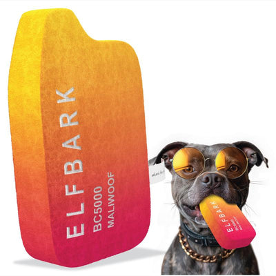 Hilarious Parody Vape Dog Toy with Squeaker - Perfect for Dogs of All Sizes!