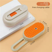 Cat Steam Brush, 2025 New Pet Steam Grooming Comb, 3 in 1 Cat Steam Brush, Suitable for Cats and Dogs Pet Steam Brush Dog Steam Brush Fur Removal Tool