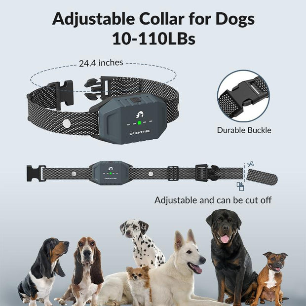 ORIENTFIRE 4200FT Remote Dog Training Collar - 3 Training Modes, Rechargeable E-Collar for All Dog Sizes