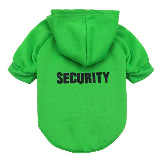 Security Cat Clothes Pet Cat Coats Jacket Hoodies for Cats Outfit Warm Pet Clothing Rabbit Animals Pet Costume for Small Dogs