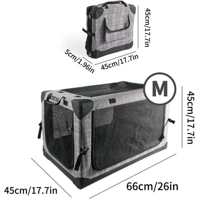All for Paws 4 Door Folding Dog Cage Dog Crates & Kennels for Indoor and Outdoor Use