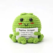 Positive Energy Crochet Potatoes Doll Crochet Vegetable Fruit Pickle Mini Gift Handmade Knitted Duck Ornament Home Room Decor