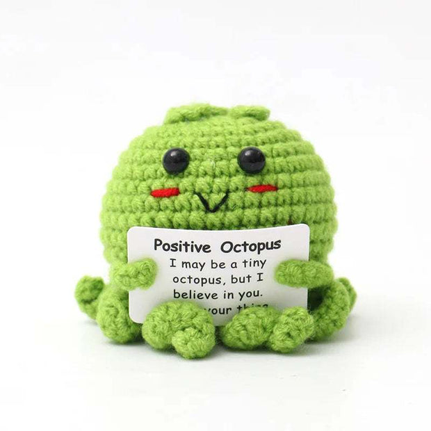 Positive Energy Crochet Potatoes Doll Crochet Vegetable Fruit Pickle Mini Gift Handmade Knitted Duck Ornament Home Room Decor