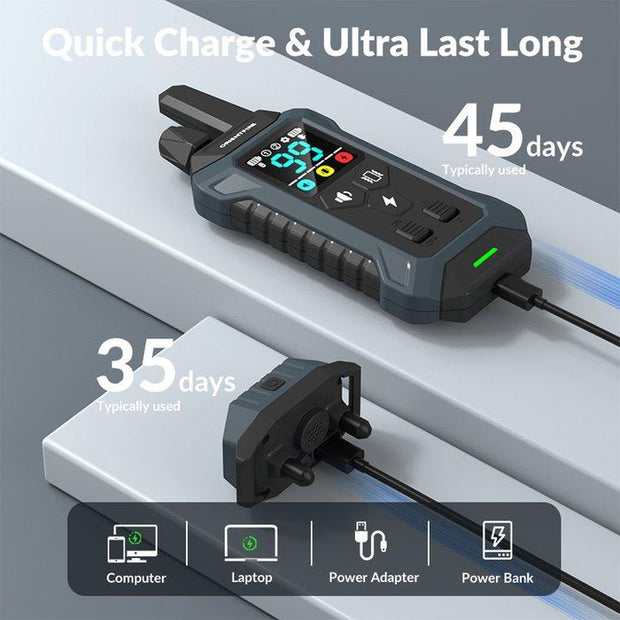 ORIENTFIRE 4200FT Remote Dog Training Collar - 3 Training Modes, Rechargeable E-Collar for All Dog Sizes