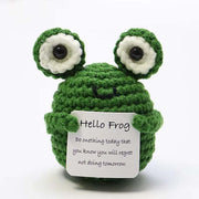 Positive Energy Crochet Potatoes Doll Crochet Vegetable Fruit Pickle Mini Gift Handmade Knitted Duck Ornament Home Room Decor