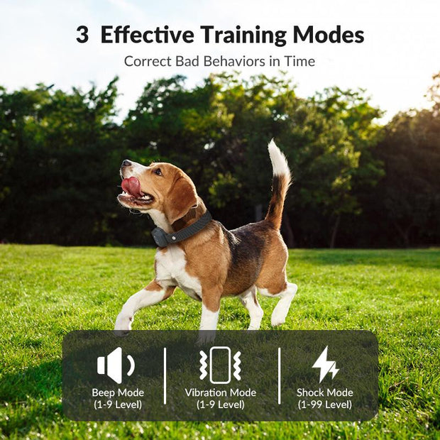 ORIENTFIRE 4200FT Remote Dog Training Collar - 3 Training Modes, Rechargeable E-Collar for All Dog Sizes