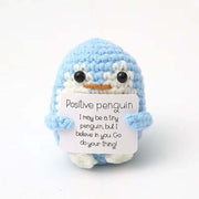 Positive Energy Crochet Potatoes Doll Crochet Vegetable Fruit Pickle Mini Gift Handmade Knitted Duck Ornament Home Room Decor