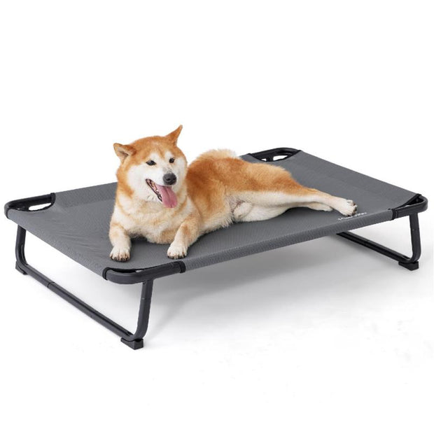Valuxe Made4Pets Cooling Elevated Dog Bed - Portable Raised Cot with Washable Mesh & No-Slip Feet for Indoor & Outdoor Comfort