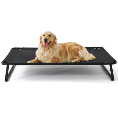 Valuxe Made4Pets Cooling Elevated Dog Bed - Portable Raised Cot with Washable Mesh & No-Slip Feet for Indoor & Outdoor Comfort