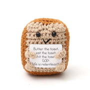 Positive Energy Crochet Potatoes Doll Crochet Vegetable Fruit Pickle Mini Gift Handmade Knitted Duck Ornament Home Room Decor