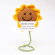 Positive Energy Crochet Potatoes Doll Crochet Vegetable Fruit Pickle Mini Gift Handmade Knitted Duck Ornament Home Room Decor